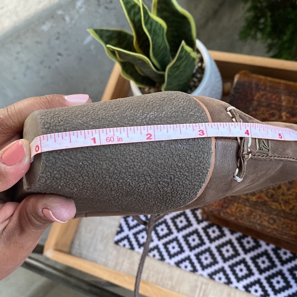 Sperry Harlow Wedge Ankle Brown Leather Booties size 9.5 - Picture 9 of 9